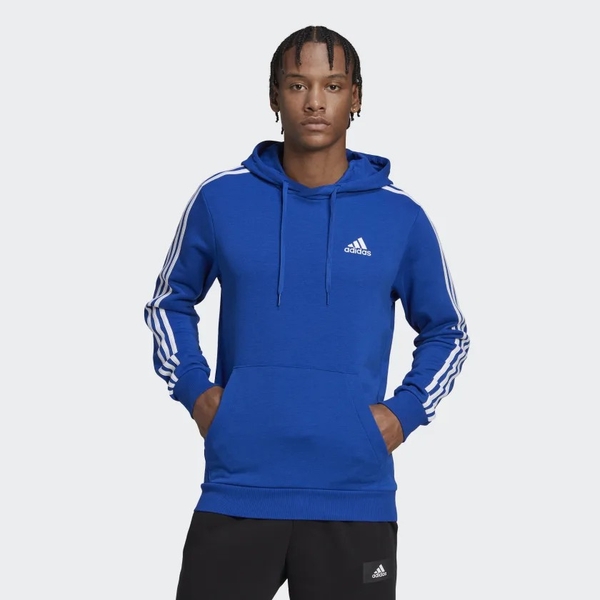 ao-khoac-adidas-chinh-hang-essentials-3-stripes-hoodie-xanh-japansport-hl5822