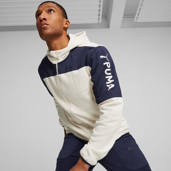 ao-khoac-puma-nam-chinh-hang-puma-fit-hybrid-polar-fleece-woven-jacket-trang-jap