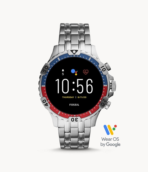 dong-ho-fossil-chinh-hang-gen-5-smartwatch-garrett-hr-stainless-steel-ftw4040-na