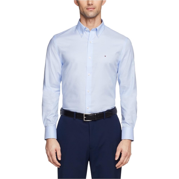 ao-so-mi-tommy-hilfiger-chinh-hang-dress-shirt-slim-fit-stretch-oxford-nam-light