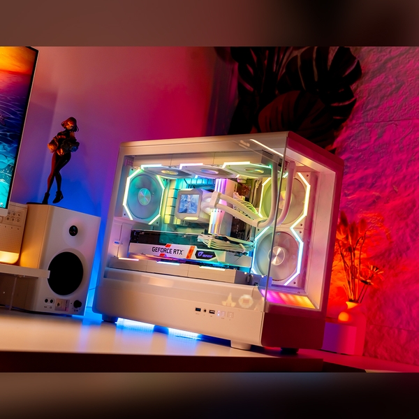 VỎ CASE JUNGLE LEOPARD MS-01 RGB WHITE (MÀU TRẮNG/ KHÔNG KÈM FAN)
