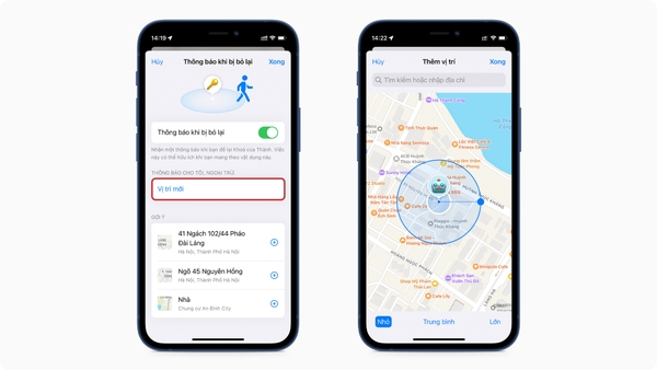 iOS 15: Cách để iPhone và Apple Watch gửi thông báo khi chúng ta bỏ qu | Xoanstore.vn