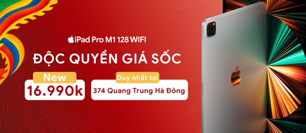 iPad Pro M1 128 Wifi  Giá Sốc 16.990K