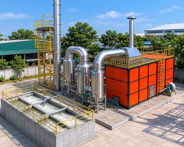 lò đốt rác sinh hoạt