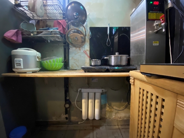 Hình lắp đặt thực tế Viessmann Vitopure S5-T với 3 lõi lọc