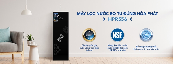 Tính năng nổi bật của máy lọc nước RO tủ đứng Hòa Phát HPR556