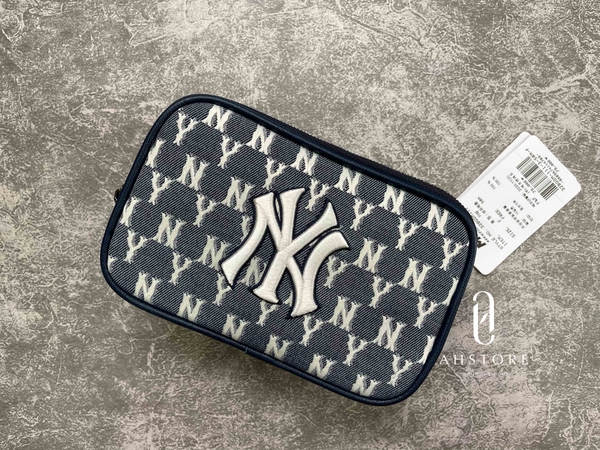 [MLB] Túi đeo chéo chữ nhật Jacquard Monogram