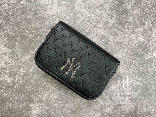 [MLB] Túi đeo chéo da phom chữ nhật thời trang Monogram Embo
