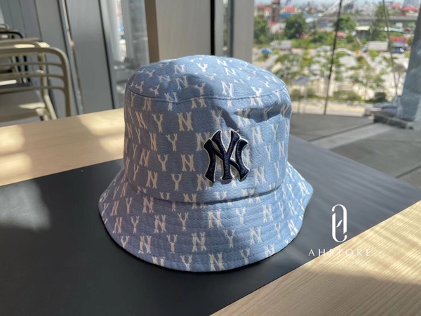 [MLB] Mũ Monogram Jacquard New York Yankees -XANH