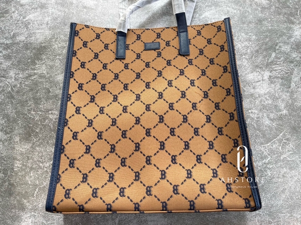 [MLB] Túi tote chữ nhật Monogram Jacquard Shopper