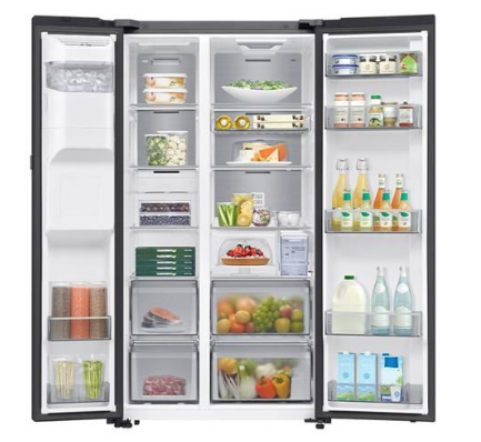 Tủ lạnh Samsung Inverter 634 lít Side By Side RS80F65J2BSV  Mới 100%
