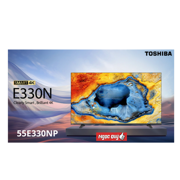 Smart Tivi Toshiba AI 4K 55 inch 55E330MP Mới 100% Chính hãng