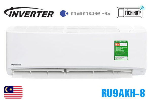 Điều hòa Panasonic 9000BTU 1 chiều inverter RU9AKH-8 Mới 100%