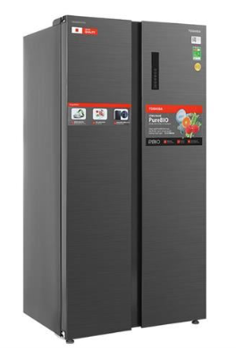 Tủ lạnh Toshiba Inverter 555 lít Side By Side GR-RS696WI-PMV(60)-AG