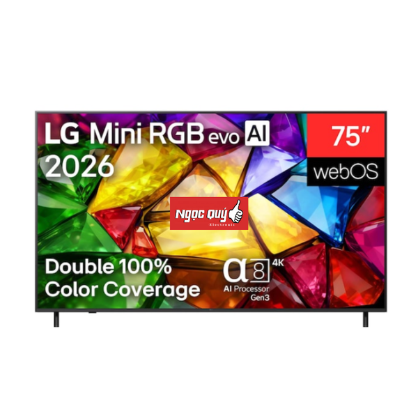 Smart Tivi LG 75 inch 75MRGB86BSA Micro LED evo Mẫu 2026 Mới 100%