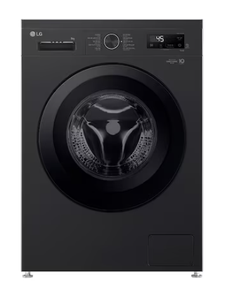 Máy giặt lồng ngang Inverter 9kg màu đen bóng FB1209S6O