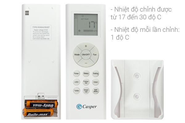 Điều hòa Casper 2 HP KC-18FC32