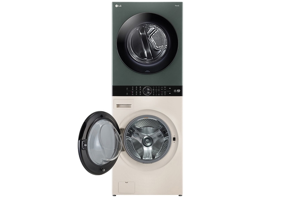 Tháp giặt sấy LG Inverter giặt 25 kg - sấy 17 kg WT2517NHEG Chính hãng 100% Giá rẻ
