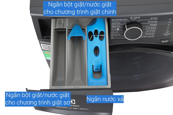 Máy giặt Electrolux Inverter 9 kg EWF9042R7SB