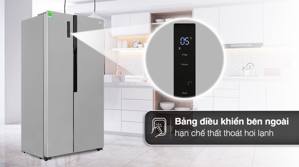 Tủ lạnh LG GR-B256JDS  Inverter 519 lít Chính hãng 2023 Rẻ nhất