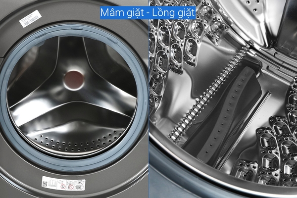 Máy giặt sấy Samsung WD11T734DBX/SV  AI Inverter 11kg-Sấy 7kg