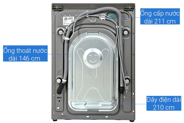 Máy giặt sấy Samsung WD11T734DBX/SV  AI Inverter 11kg-Sấy 7kg