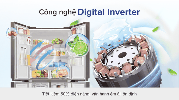 Tủ lạnh Samsung RF48A4010B4/SV  inverter 488 lít Tổng kho Samsung Miền bắc