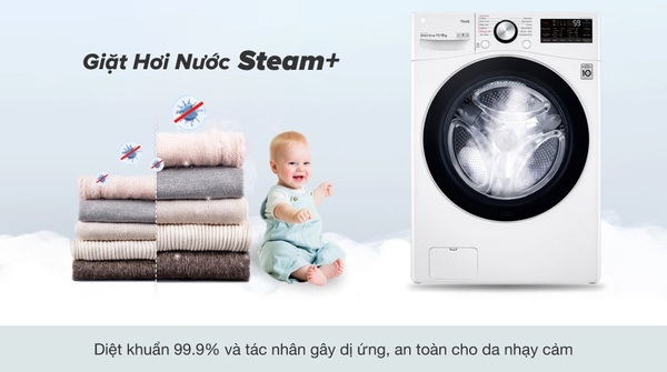 Máy giặt sấy LG F2515RTGW Inverter 15 Kg