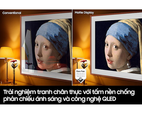 Smart TV Samsung QA50LS03C The Frame Khung Tranh QLED 4K 50 inch ( 50LS03C ) Chính Hãng