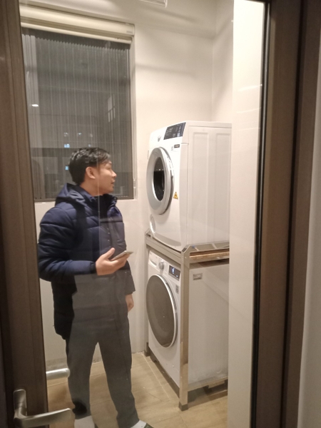 Kệ máy giặt máy, máy sấy 2 tầng inox gấp được vận chuyển lắp đặt tiện lợi Rẻ nhất 2024