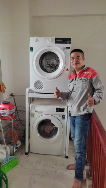KỆ MÁY GIẶT MÁY SẤY THÔNG MINH 2 TẦNG RẺ NHẤT HN