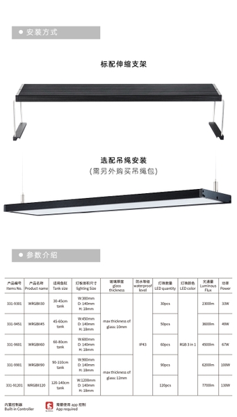 Đèn Chihiros WRGB2 3