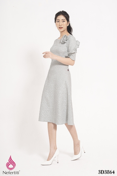 3D3864 - ĐẦM ĐÍNH HOA 3D TRANG TRÍ