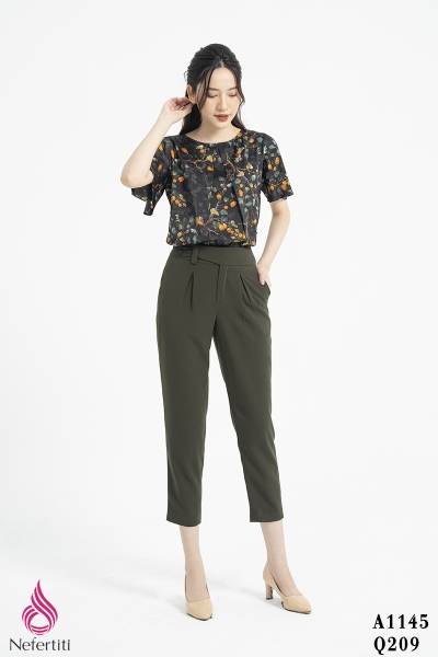 1A1145 - ÁO HỌA TIẾT CÁCH ĐIỆU