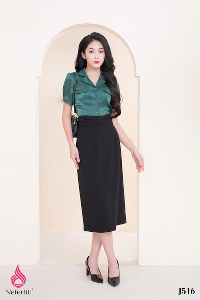 1J516 - CHÂN VÁY ĐEN