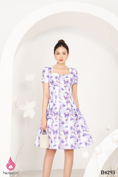 1D4293 - ĐẦM HOA XẾP LI