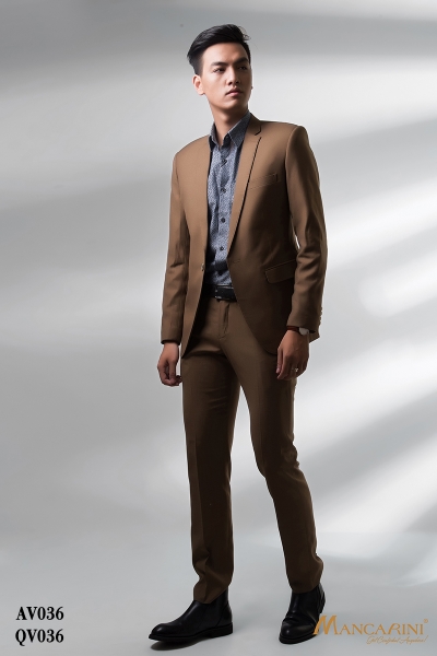 AV036 - ÁO VEST NÂU