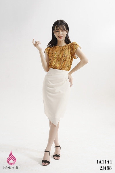 1A1144 - ÁO CÁCH ĐIỆU NGẮN TAY TRẺ TRUNG