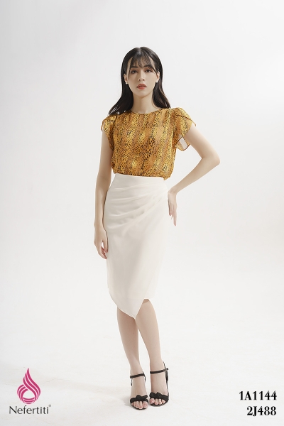 1A1144 - ÁO CÁCH ĐIỆU NGẮN TAY TRẺ TRUNG