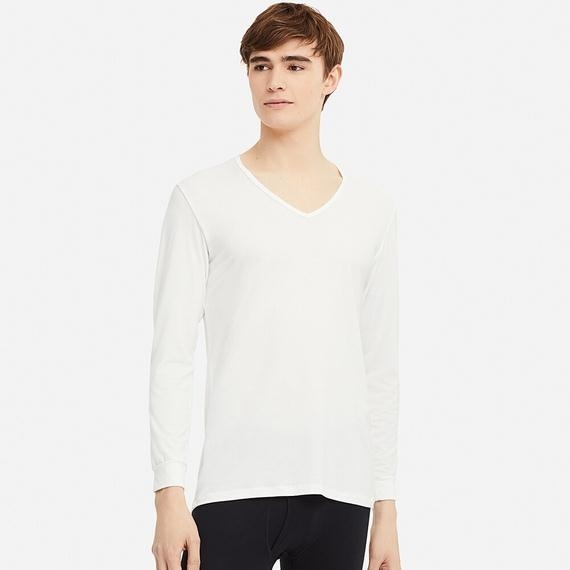 Áo giữ nhiệt Uniqlo nữ cổ tròn