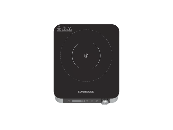 Bếp hồng ngoại hai vòng nhiệt Sunhouse SHD6024, Công suất 2200W, Mặt kính cường lực siêu bền, Bảng điều khiển cảm ứng, Tặng kèm vỉ nướng, Bảo hành 12 tháng