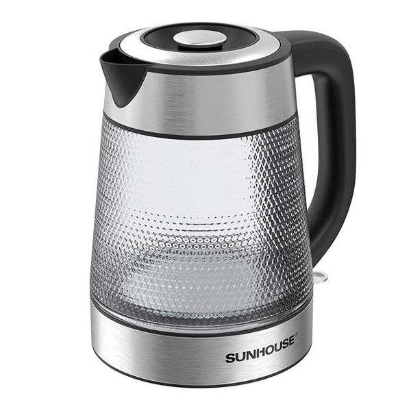 Ấm siêu tốc thủy tinh 1.8L Sunhouse SHD1220, Công suất 1850W, Chất liệu thủy tinh cao cấp