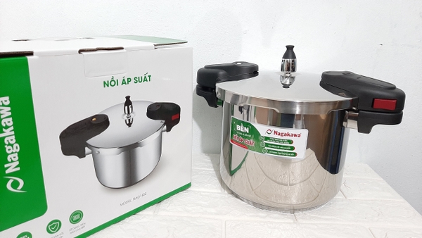 Nồi áp suất NAGAKAWA NAG1452, Dung tích 5L, Inox cao cấp 304