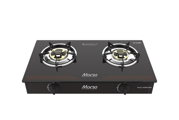 Bếp gas dương kính Sunhouse MMB0788H, Mặt kính cường lực dày 7mm, Đầu đốt bằng hợp kim đồng