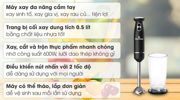 Máy xay sinh tố cầm tay Bluestone BLB-5216