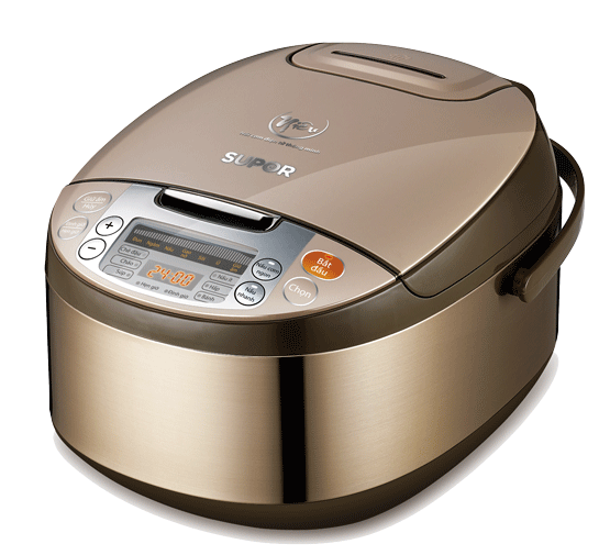 Nồi cơm điện tử Supor CFXB50FC33VN-75, Công suất 750W, Dung tích 1.8L, Bảng điều khiển phím bấm, Lòng niêu thiết kế đặc biệt, Bảo hành 12 tháng