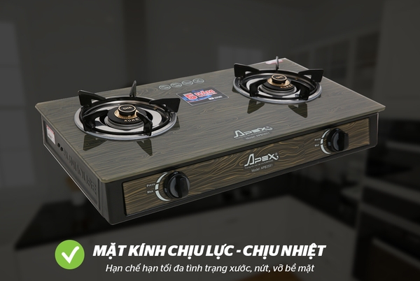 Bếp gas dương kính cao cấp APEX APB3551