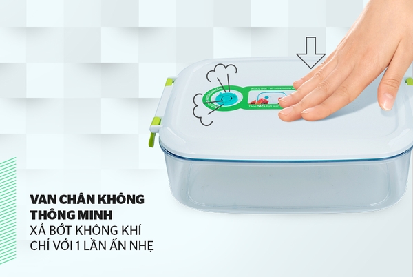 Hộp bảo quản thực phẩm thông minh Biozone 400ml, KB-SM400S