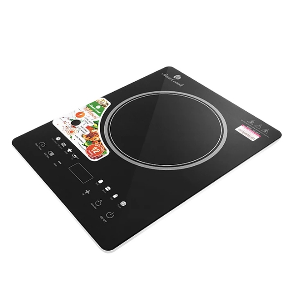 Bếp từ đơn Elmich Smartcook ICS-3873, Công suất 2100W, Mâm từ kép đôi, Mặt kính Ceramic cường lực, Điều khiển cảm ứng, Cảnh báo chống tràn, Bảo hành 12 tháng