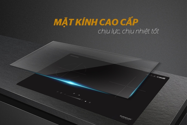 Bếp đôi điện từ hồng ngoại SUNHOUSE SHB EI02